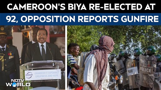 Cameroon News | Protests Erupt In Cameroon After Biya's Win, 4 Killed In Clashes