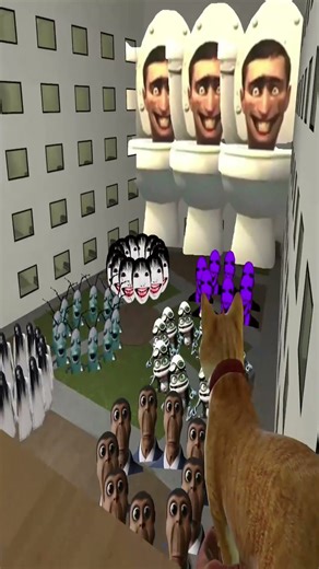 Pov Skibidi Obunga Crazy Frog Afton Plankton Kayako Yoshie #garrysmod #millionairegarry