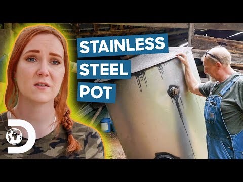 Digger Unearths Popcorn Sutton's Iconic Stainless Steel Pot | Moonshiners