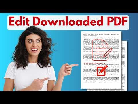 How to Edit Downloaded PDF File in Laptop - Quick Guide!