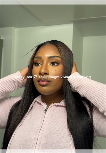 26 Inch Yaki Straight V Part Wig Installation Guide