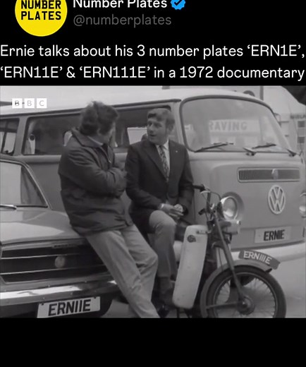 The Value of Iconic Number Plates: ERN1E, ERN11E, ERN111E