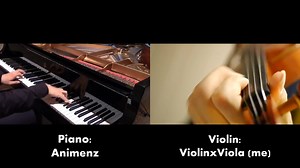 【A叔钢琴/小提琴】“This Game” - 游戏人生 OP -BY:ViolinxViola