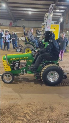 The “Cranked Up Olly” Garden Tractor pulling in Lebanon, MO!