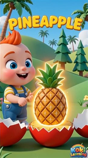 Fruits Song for Kids 🍎🍌🍇 | Learn Fruits | Nursery Rhymes & Kids Songs #shorts #babysongs #cartoon