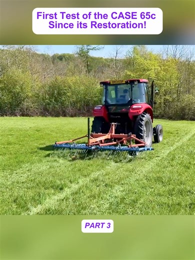First Test of the CASE 65c Since its Restoration! part 3 #fyp #farm #farmer