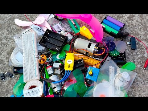 Creative Scrap Ideas Using DC Motors – Best DIY Science Protects From Waste