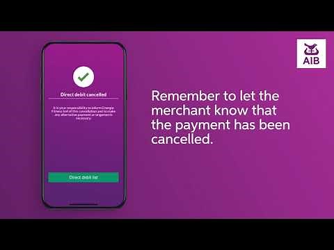 How to View and Cancel a Direct Debit in the AIB App