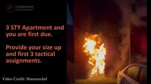 One of the worst scenarios for life safety and fire growth, a 3 STY...