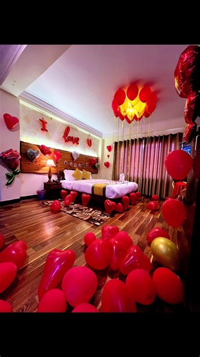 Beautiful Room Decorations for Couples' Anniversary at Mount Everest Hotel