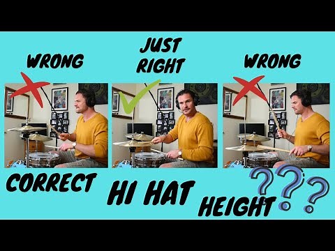 What's the correct Hi-Hat height?