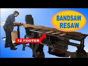 Shopsmith Bandsaw for Reclaiming Lumber: Resawing 4x4 Cedar Posts
