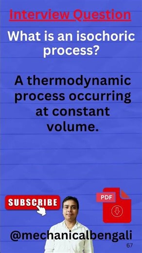 Isochoric Process #mechanical