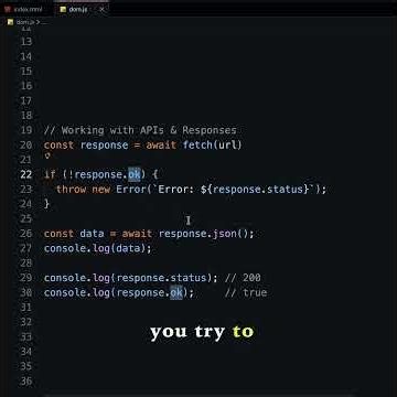 Working with APIs & Responses || #coding #javascript