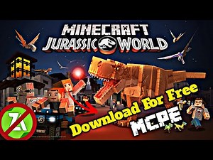 DOWNLOAD JURASSIC WORLD PAID MAP FOR FREE IN MINECRAFT POCKET EDITION Without Zarchiever | free map