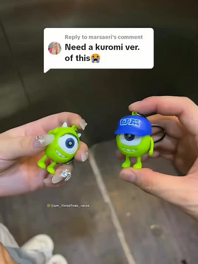 Monster Inc Mike Wazowski Anime Keychain Gift - Cute Gift Idea