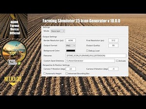 Farming Simulator 25 Icon Generator v10.0.0