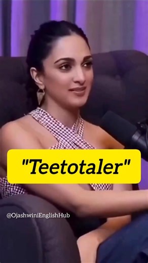Teetotaler Meaning in Hindi | Daily English Vocabulary📌
