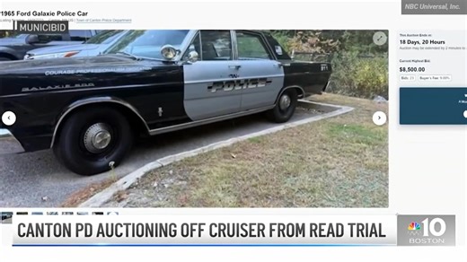 🚨 From courtroom cameo to collector’s dream. This 1965 Ford Galaxie Police Cruiser isn’t just vintage—it’s famous. Featured in the Karen Read trial, this still-operable, 60-year-old cruiser became a surprising star after appearing in one of the most talked-about courtroom moments of 2024. Originally used by the Canton Police, it’s spent the last two decades rolling in parades and turning heads. With only 60K miles and that classic chrome-and-blue style, it’s ready for its next chapter—whether t