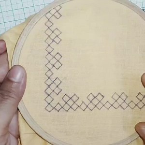 109K views · 2.3K reactions | Kutch(Sindhi) Simple And Easy Border Design | Hand Embroidery | Facebook