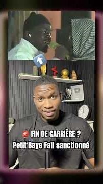 🚫 Is this the end for Petit Baye Fall? 3-year suspension + he must repay his advance! Total shock