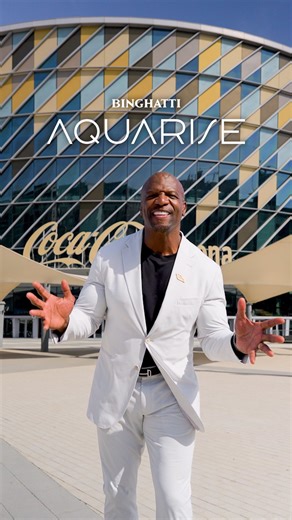117K views · 300 reactions | We’re proud to welcome Hollywood icon Terry Crews as the exclusive host of the Binghatti Aquarise Grand Launch on May 7th at Coca-Cola Arena. Join us for an unforgettable evening as we unveil Dubai’s next residential landmark in Business Bay, featuring man-made beaches, infinity sky pools, and panoramic views. A new era of resort-style living begins. Secure your seat and witness it live. | Binghatti | Facebook