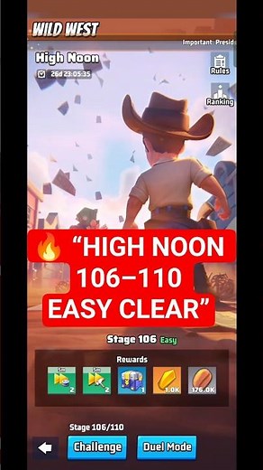 🔥 High Noon Stage 106–110 Guide | Easy Clear Strategy | Last War: Survival