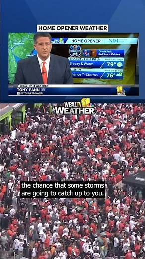 WBAL weather: First-pitch forecast