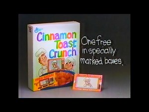 Cinnamon Toast Crunch by General Mills ad from 1990