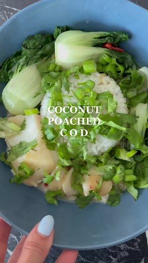 Coconut Poached Cod with Bok Choy Recipe