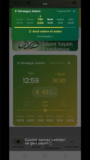 Namaz Vakitleri Takibi ve Kıble Bulma Rehberi | Şua İslami İçerik