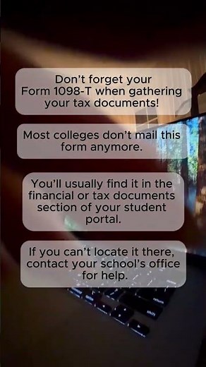 Don’t Forget Your 1098-T! Where to Find It for Your Taxes
