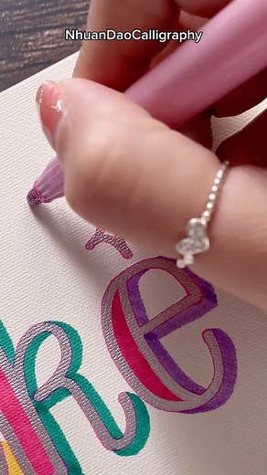 Unique personalized gifts 🎁 . Material: Brush pen . . 🌟FREE Gift Forr You: Do u Want to Try Your Hand at Brush Lettering and Calligraphy? Download This FREE Worksheet : “Master 8 Basic Stroke - The Easy Way to Improve Your Calligraphy in Just 3 Days” 👉You Can Find The Link in My Bio or Visit nhuandaocalligraphy.com . #NameLettering #personalizedgifts #NhuanDaoCalligraphy #Calligraphy #BrushLettering #ModernCalligraphy #HandLettering #Lettering #Handwriting #Handmade #DIY #artreels #reels | Nh