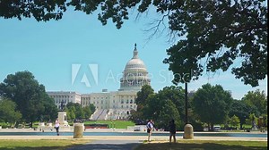 The United States Capitol building.The home of the United States Congress and the seat of the legislative branch of the U.S. federal government. Washington DC, USA. 21 August 2019