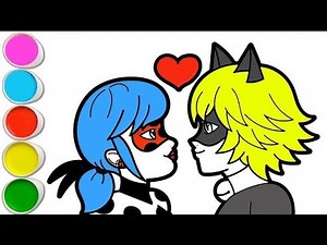 Miraculous Tales of Ladybug and andrien agreste Drawing 🐞||Ladybug Cartoon drawing for kids||Cartoon
