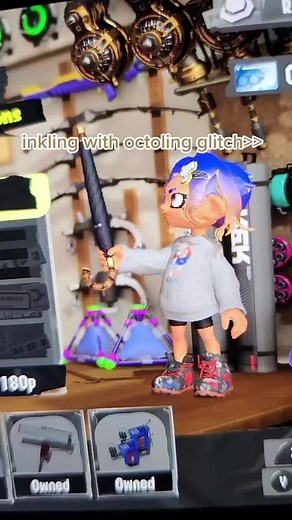 Splatoon 3 Octoling vs Inkling Glitch Comparison