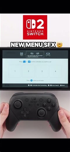 [NEW] Nintendo Switch 2 Menu Sound Effects! 🤯 #switch2 #nintendo