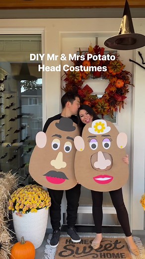 DIY Mr. and Mrs. Potato Head Couples Costumes Tutorial