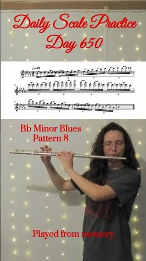 Daily Scale Practice: Day 650 #flute #flutepractice #flutescales