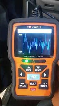 Basic demonstration of the Foxwell NT 301 scanner, inexpensive but provides a lot of information.