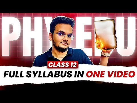 Class 12 Boards 2025 | Physical Education Full Syllabus in One Video | By Shikhar Sir