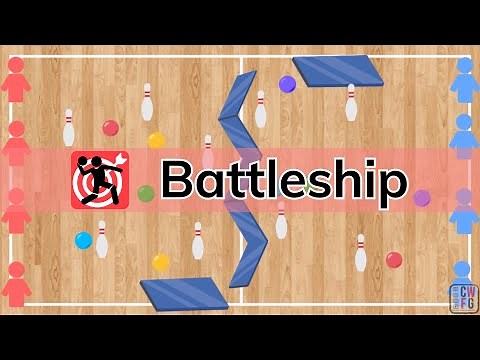 Battleship! [Physical Education | Phys Ed | Throwing | Catching | Teamwork | Strategy]