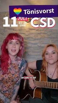✨ WIR BRAUCHEN DICH! ✨ 11.7. 13:30 Uhr, CSD Tönisvorst @darlynn3967