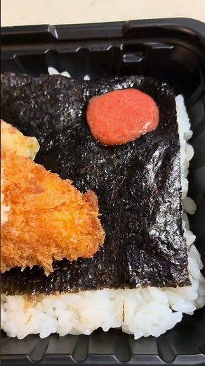 のり弁好きののり弁の見方 #100日チャレンジ #のり弁 #白身魚のフライ #ちくわの磯辺揚げ