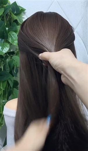 Simple & elegant hairstyle for everyday ✨ Easy, quick and perfect for any occasion 💕 Try this look and glow differently 💫#hairstyle #hairtutorial #easyhairstyle #hairideas #girlshairstyle foryoupage