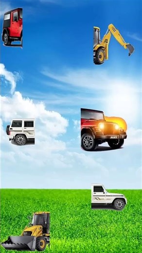 JCB, Bolero & Thar Ultimate VFX Magic Stunt 😍 #shorts #viral