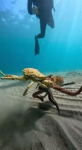 🌊 A Huge Ape Was Hunting Fish in the Sea #fish