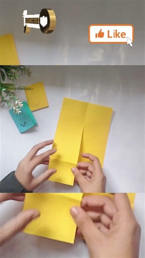DIY No glue mini notebook 📒| one sheet paper craft Easy origami #shorts