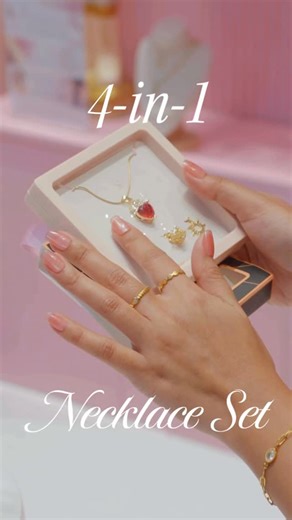 TALA by Kyla® | Jewelry on Instagram: "Share the Shine with our 4-in-1 Necklace Set for only ₱350! ✨🎀 Give the gift of sparkle and check out now! 🌟 Get it for you and your besties here: Shopee: https://s.shopee.ph/8fLDhPQQhR Tiktok: https://vt.tiktok.com/ZSHwPmRpkKpYe-VLWFj/"