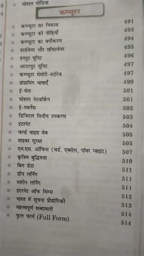 Computer syllabus #competitiveexam 💯🎉